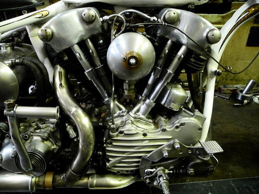  Knuckle head 1942EL Zero инженер кольцо дерево . доверие .. произведение производства knucklehead Harley custom chopper 