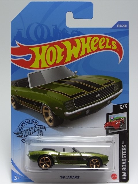 ★★日曜夜★未開封新品★'69 (CHEVROLET) CAMARO (第2世代金型)★GOODYEAR★HOT WHEELS_画像3