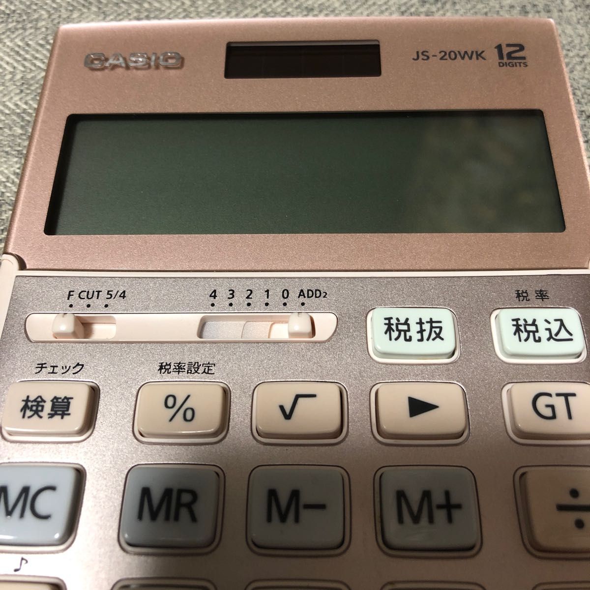 美品 CASIO JS-20WK-PK 本格実務電卓 ピンク 12桁 税計算|Yahoo 美品 CASIO JS-20WK-PK 本格実務電卓 ピンク 12桁 税計算|Yahoo