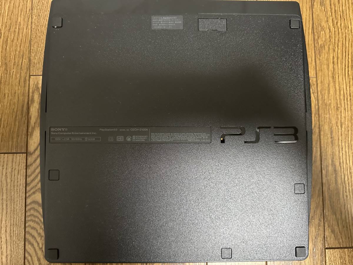 PS3 本体 120GB CECH-2100A チャコール・ブラック PlayStation 3 動作確認済 中古 キズ、汚れあり 送料1500～_画像2