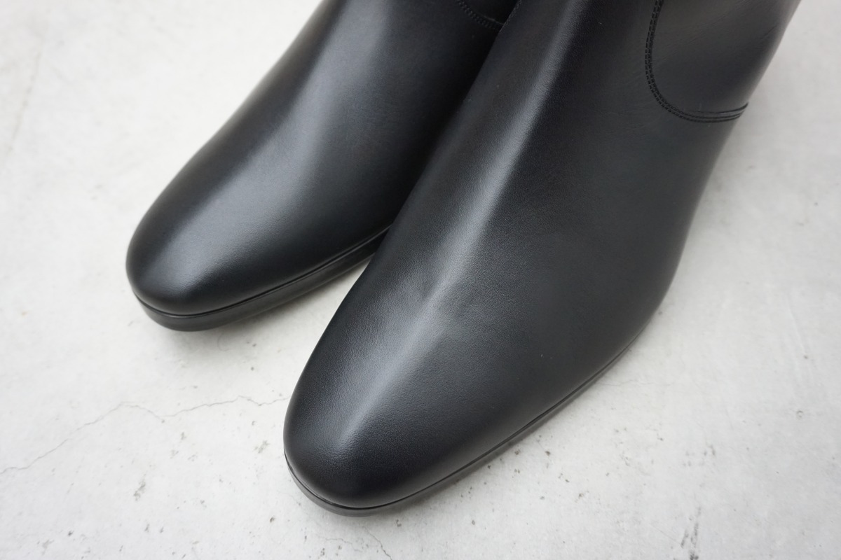 新品 正規 22SS LAD MUSICIAN ラッドミュージシャン HEEL BOOTS サイド ジップ ヒール ブーツ 厚底 2220-913 46黒 本物 1115N▲_画像9