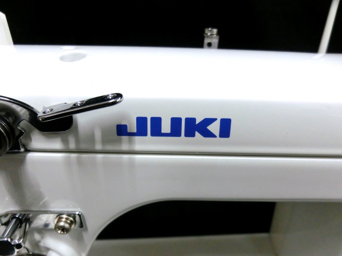 1000円スタート ミシン JUKI ジューキ SL-700EX 通電確認済み 元箱/ワイドテーブル/足踏みペダル/取説他付属 11 ミシン⑪8007★_画像8