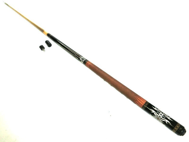 1000円スタート ビリヤード キュー A.C.S.S Solid＆Shaft MUSASHI LIMITED 全長約148.5cm 重さ約615g ビリヤード用品 IKS FF31_画像1