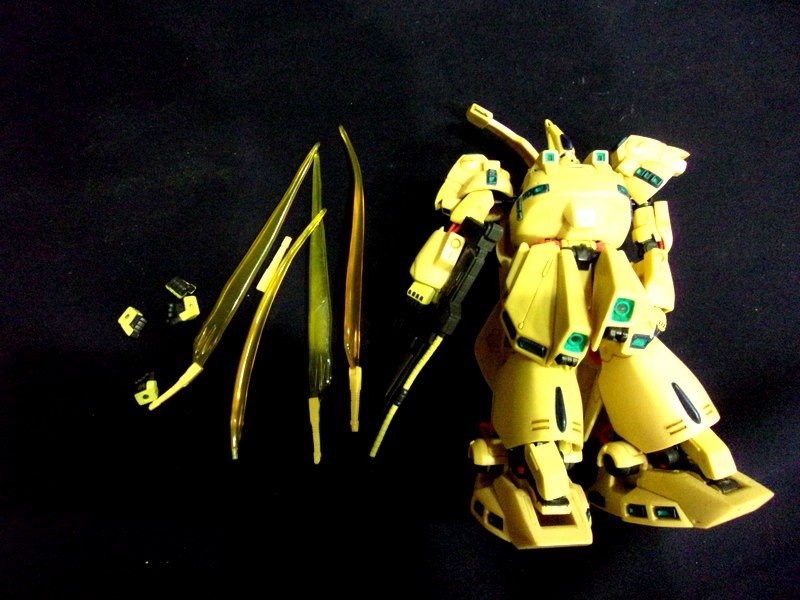 1000円スタート プラモデル 7点 GUNDAM GN-XIII NRX-044 GAZA C ハマーン専用機 等 キャラクター アニメ 外箱付 WHO II1016_画像2