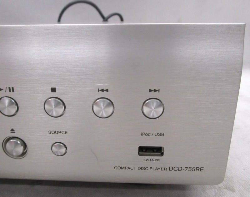 1000円スタート オーディオ機器 DENON デノン DCD-755RE 2015年製 CD