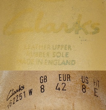 即決 英国製 Clarks GB 8 US 8 デザートブーツ クラークス メンズ サンドスエード 本革 レザーシューズ 本皮 レースアップ 革靴 カジュアル_画像10
