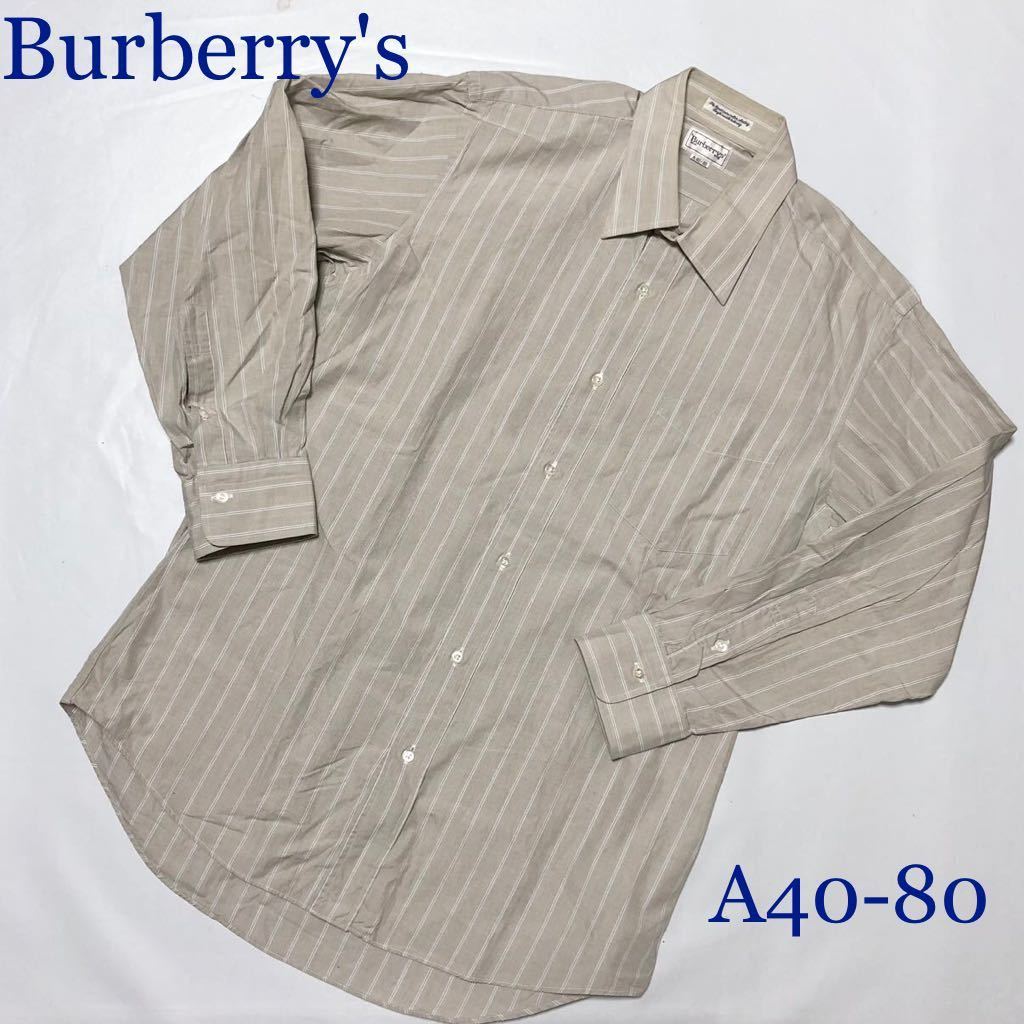 美品 Burberrys バーバリー コットンシャツ ワイシャツ 長袖 美品 Burberrys バーバリー コットンシャツ ワイシャツ 長袖