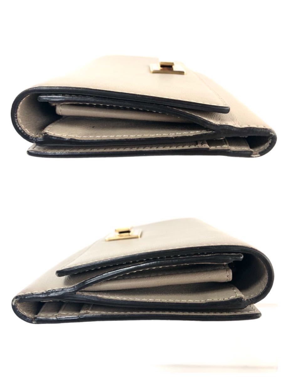 美品 FENDI フェンディ ピーカブー 長財布 鼈甲 べっ甲 ターン 美品 FENDI フェンディ ピーカブー 長財布 鼈甲 べっ甲 ターン