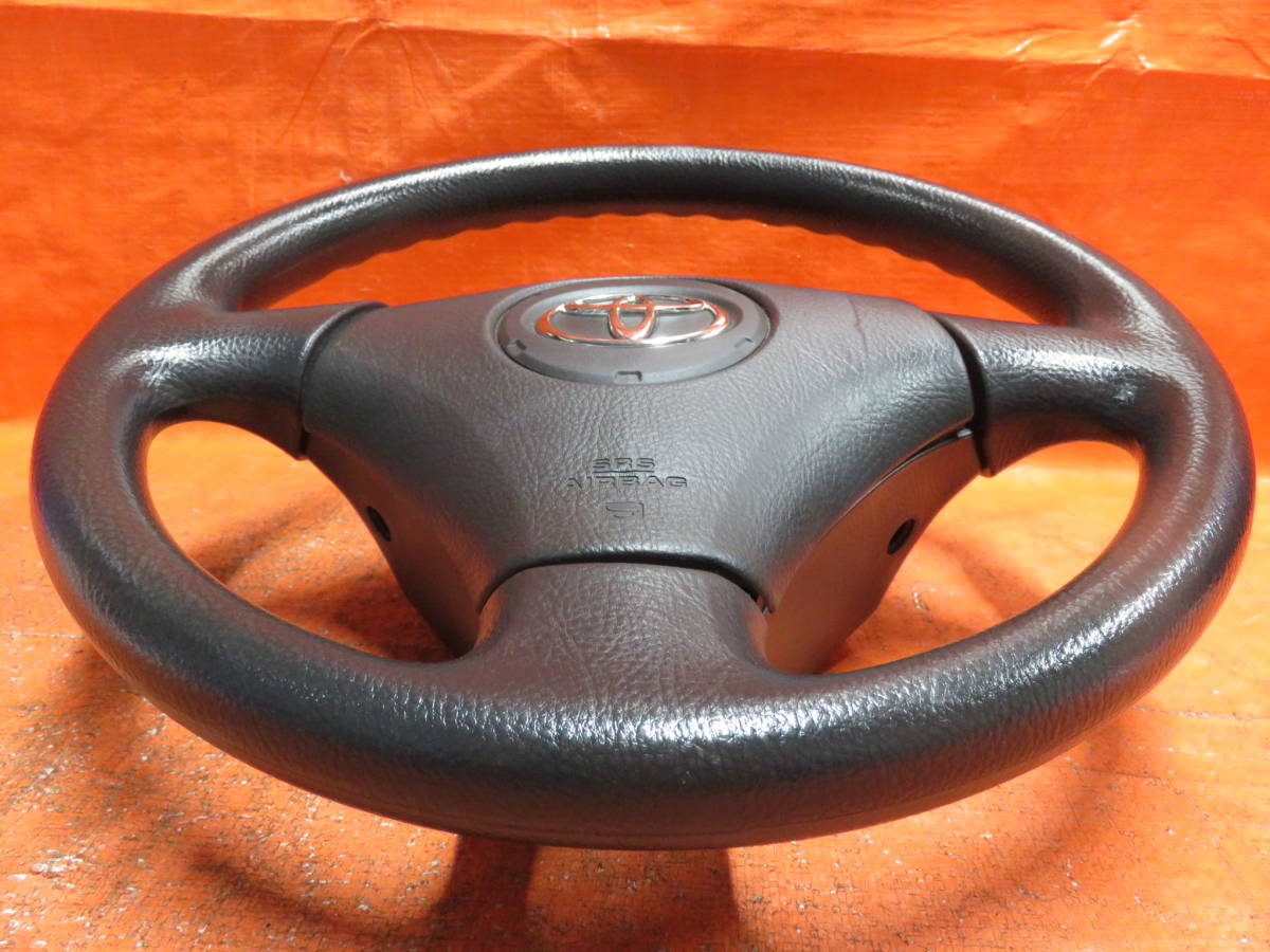BY5713 Toyota ZZE122N ZZE121N Corolla Spacio original steering wheel / steering gear / air bag cover / inflator less * scratch little condition beautiful 