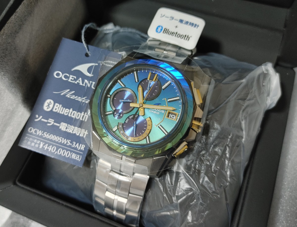 ★ラスト1本 超希少 世界50本 オシアナス OCW-S6000SWS-3AJR 新品 タグ付 カシオ CASIO 百貨店限定 OCEANUS OCW-S6000SW-2AJR上位モデルの画像1