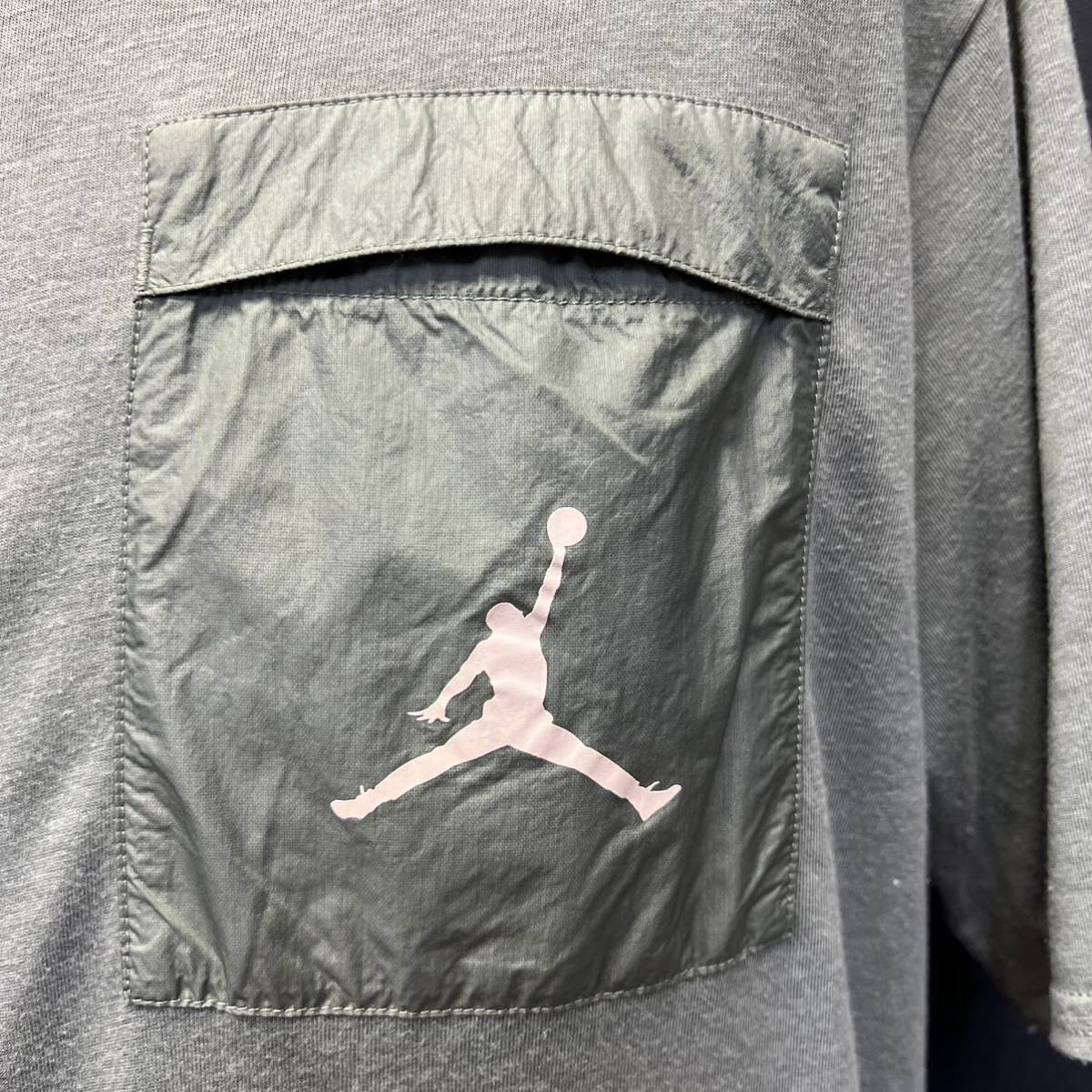 JORDAN BRAND Engineer Pocket S/S TEE ジョーダン ブランド エンジニア ポケット ショートスリーブ Tシャツ size M カーキ_画像3