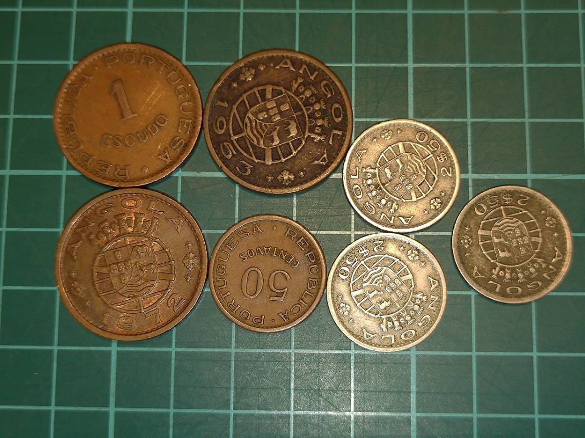 【1円スタート】ポルトガル領アンゴラ　アンゴラエスクード硬貨　おまとめ_画像1