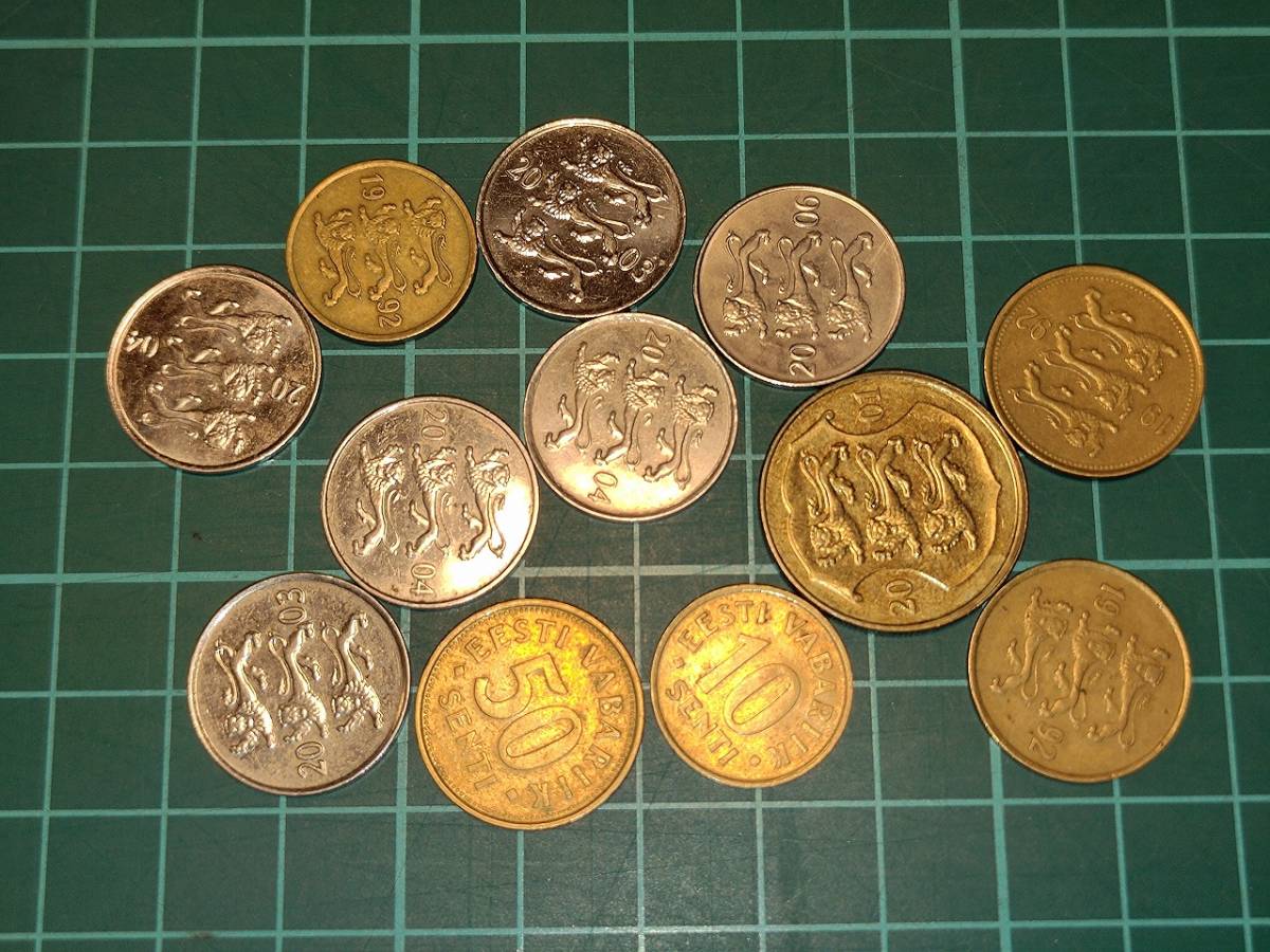 【1円スタート】エストニア共和国　クローン硬貨　おまとめ_画像2