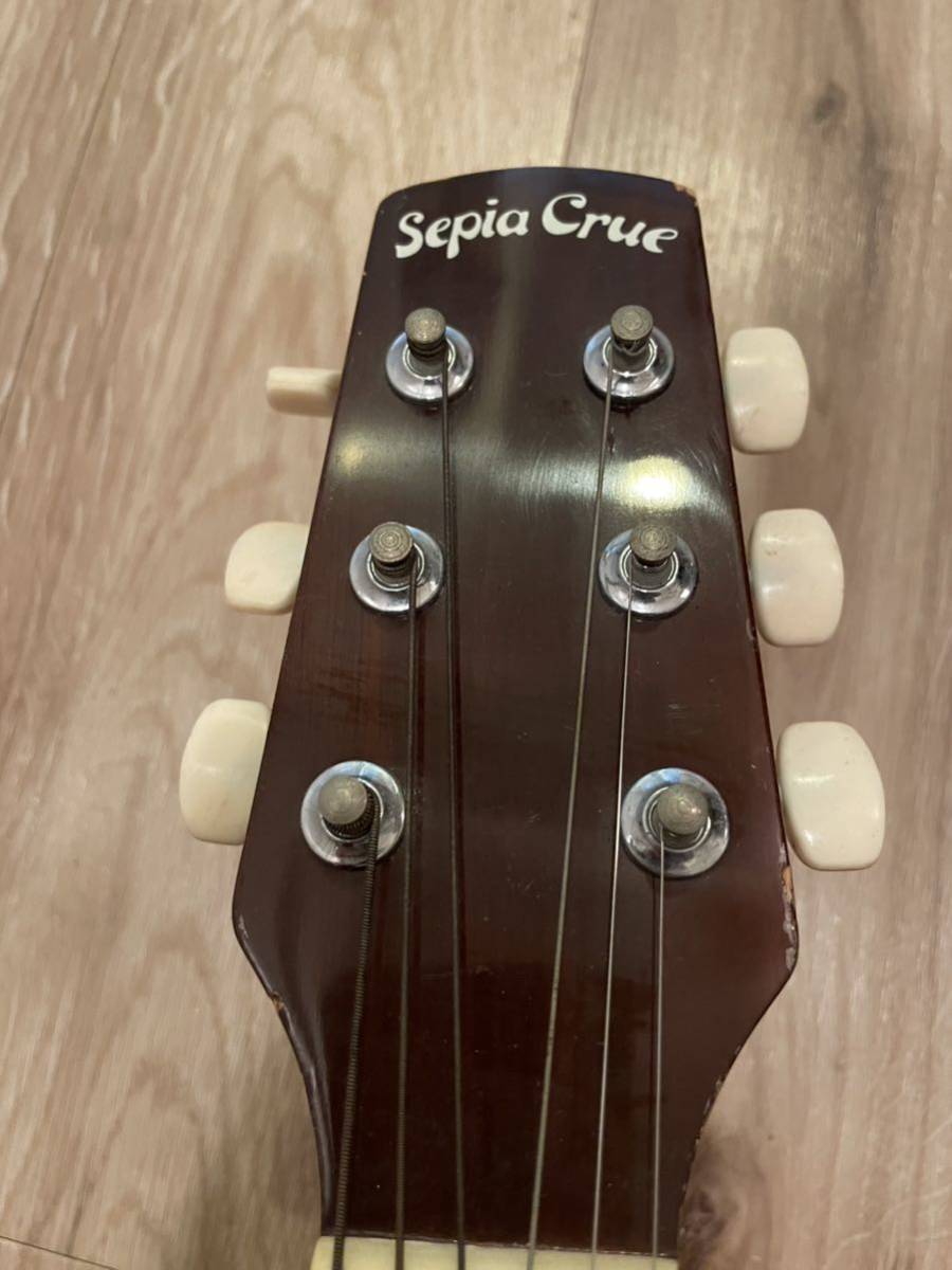 (中古)アコースティックミニギター sepia crue W-50-TS 練習用_画像4