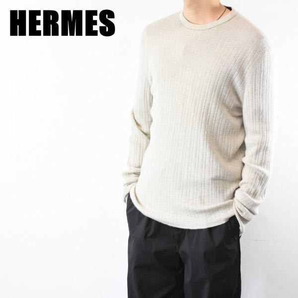HERMES】エルメス 星タグ メンズ セーター ニット トップス XL HERMES】エルメス 星タグ メンズ セーター ニット トップス XL