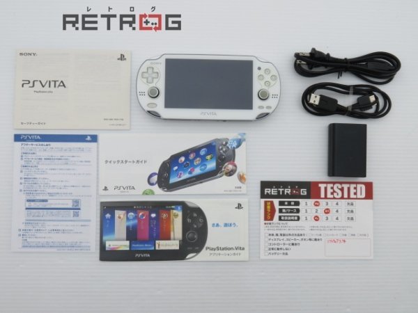 PlayStation Vita本体 Wi-Fiモデル クリスタル・ホワイト PCH-1000 ZA02 PS Vita_画像3