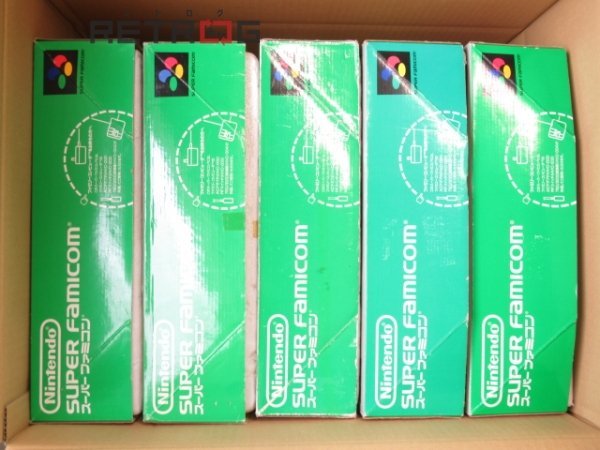 【ジャンク】SFC スーパーファミコン 箱付き本体のみセット 5台 スーパーファミコン SFC スーファミ_画像1