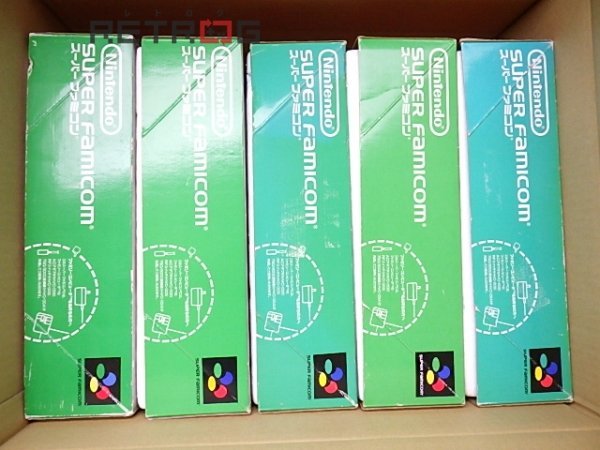 【ジャンク】SFC スーパーファミコン 箱付き本体のみセット 5台 スーパーファミコン SFC スーファミ_画像1