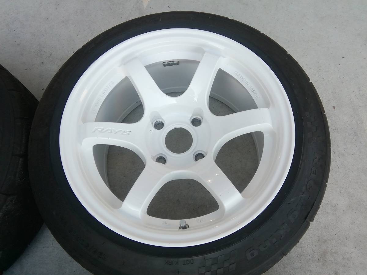 レイズ　グラムライツ　14インチ　8J +−0　4本　114.3　AE86　RAYS TE37_画像3