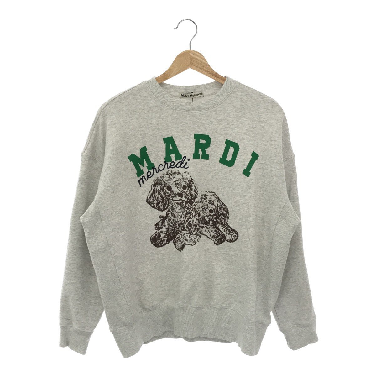 MARDI MERCREDI マルディメクルディ MM-01-CT 100-0X SWEATSHIRT POPO 