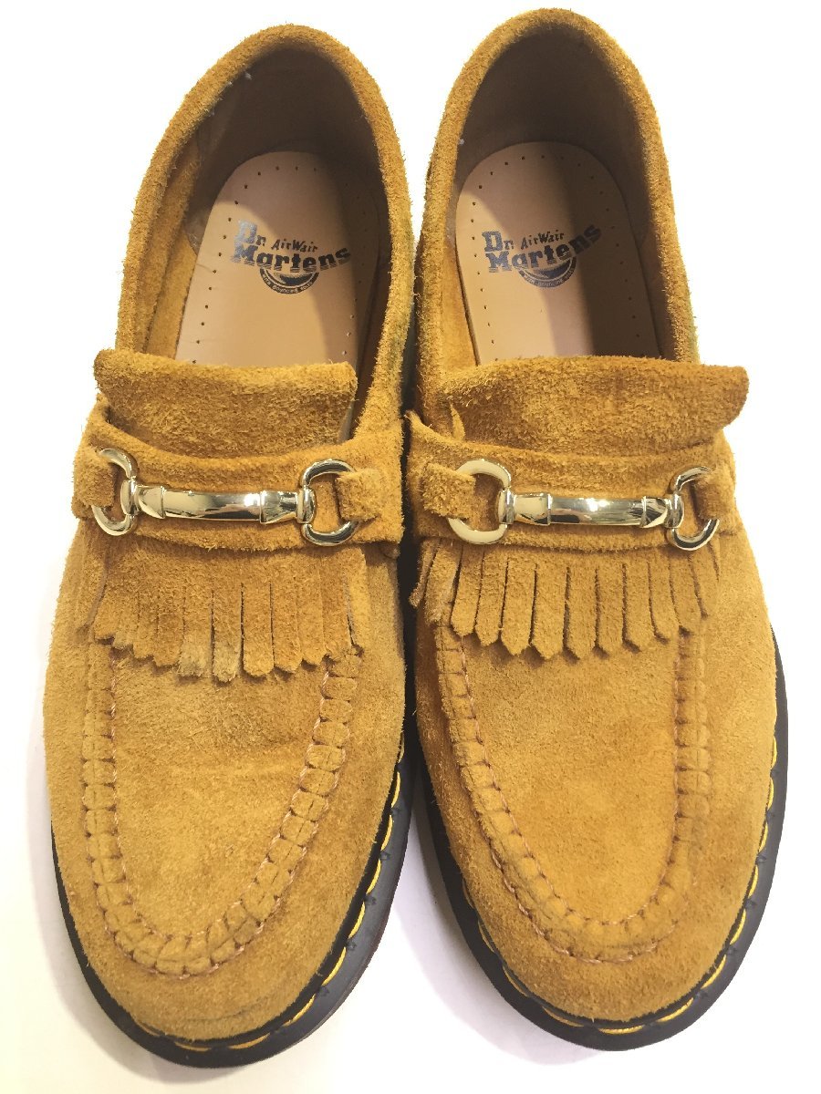 箱付 DR.MARTENS ドクターマーチン 27425213 ADRIAN SNAFFLE SUEDE LOAFER エイドリアン スエード ローファー レザーシューズ ブーツ UK9_画像2