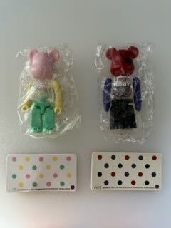 BE@RBRICK ベアブリック　100％　シリーズ15 　”CUTE” 千秋　MY FIRST BE@RBRICK B@BY　表・裏　2種セット　 箱・カード付き