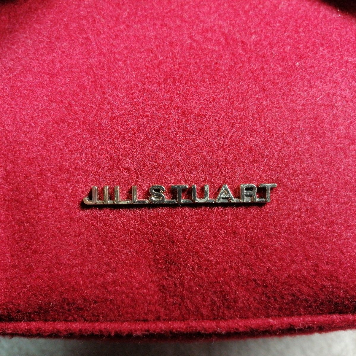 JILL STUART ハンドバック ショルダーバッグ トートバッグ ウール レッド