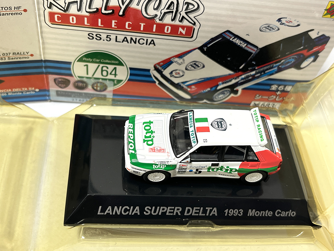 1/64 CM'S LANCIA SUPER DELTA 1993 モンテカルロ ラリーカーコレクション SS.5 ランチア デルタ EVO トティップカラー Totip シーエムズ_画像2