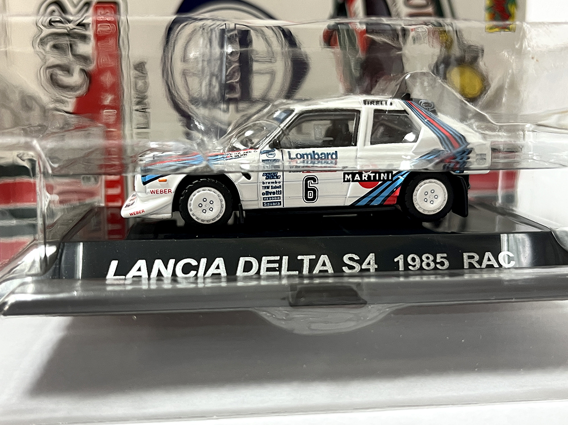 1/64 CM'S LANCIA DELTA S4 1985 RAC ラリーカーコレクション SS.11 ランチア デルタ S4 マルティニカラー MARTINI シーエムズ_画像2