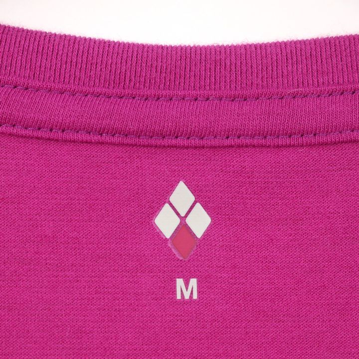 モンベル Tシャツ 半袖 WIC.T ワンポイントロゴ #1104714 アウトドア トップス レディース Mサイズ パープル mont-bellの画像3