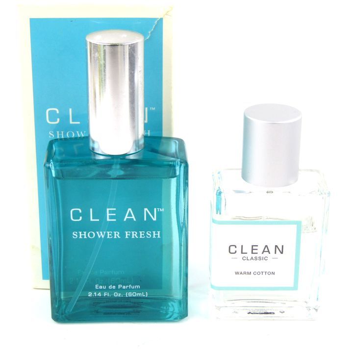 クリーン 香水 シャワーフレッシュ/クラシックウォームコットン EDP 2点セット まとめて 外装難有 レディース CLEAN_画像1