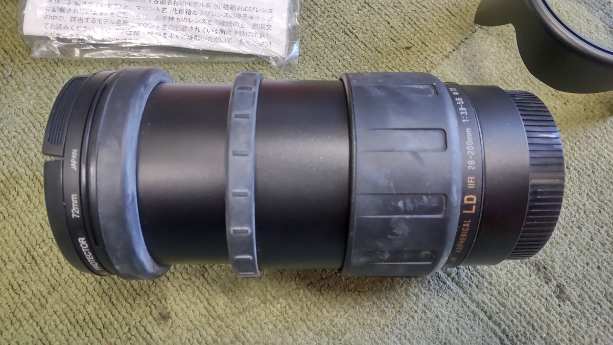 HK1620 TAMRON AF28-200mm Super F/3.8-5.6 LD ASPHERICAL(IF) 現状品 _画像4