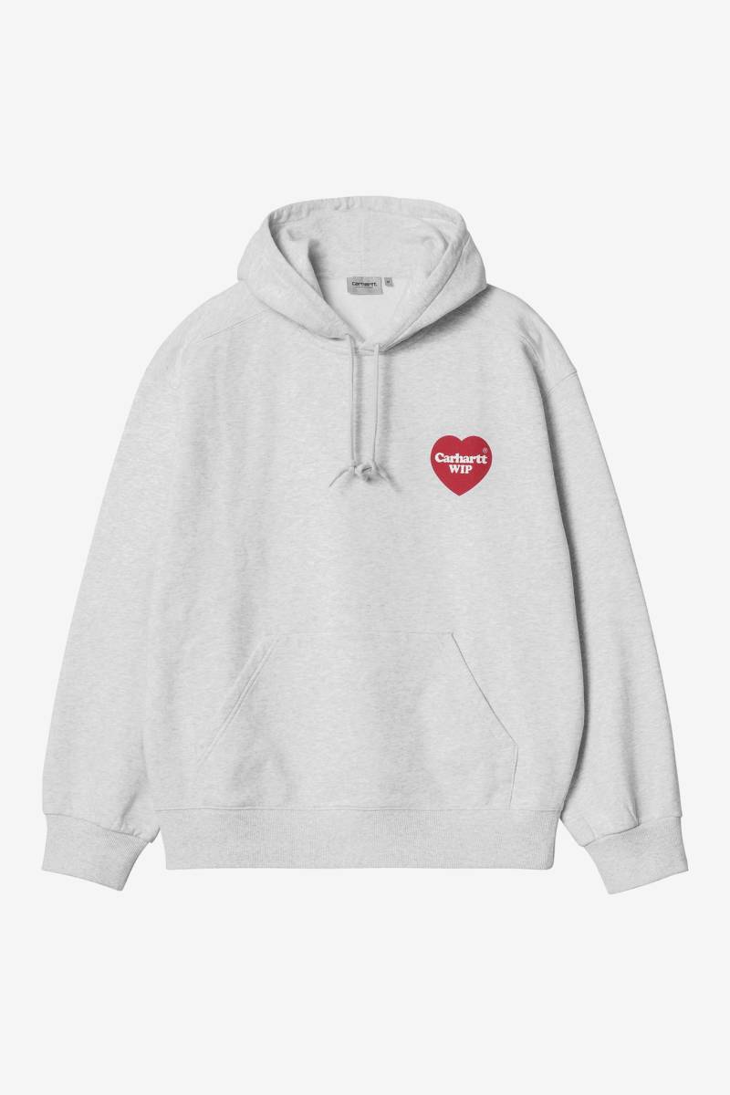 Carhartt WIP ハートロゴ パーカー グレー NiziU着用【Carhartt WIP】Hooded Heart Sweatshirt ライト