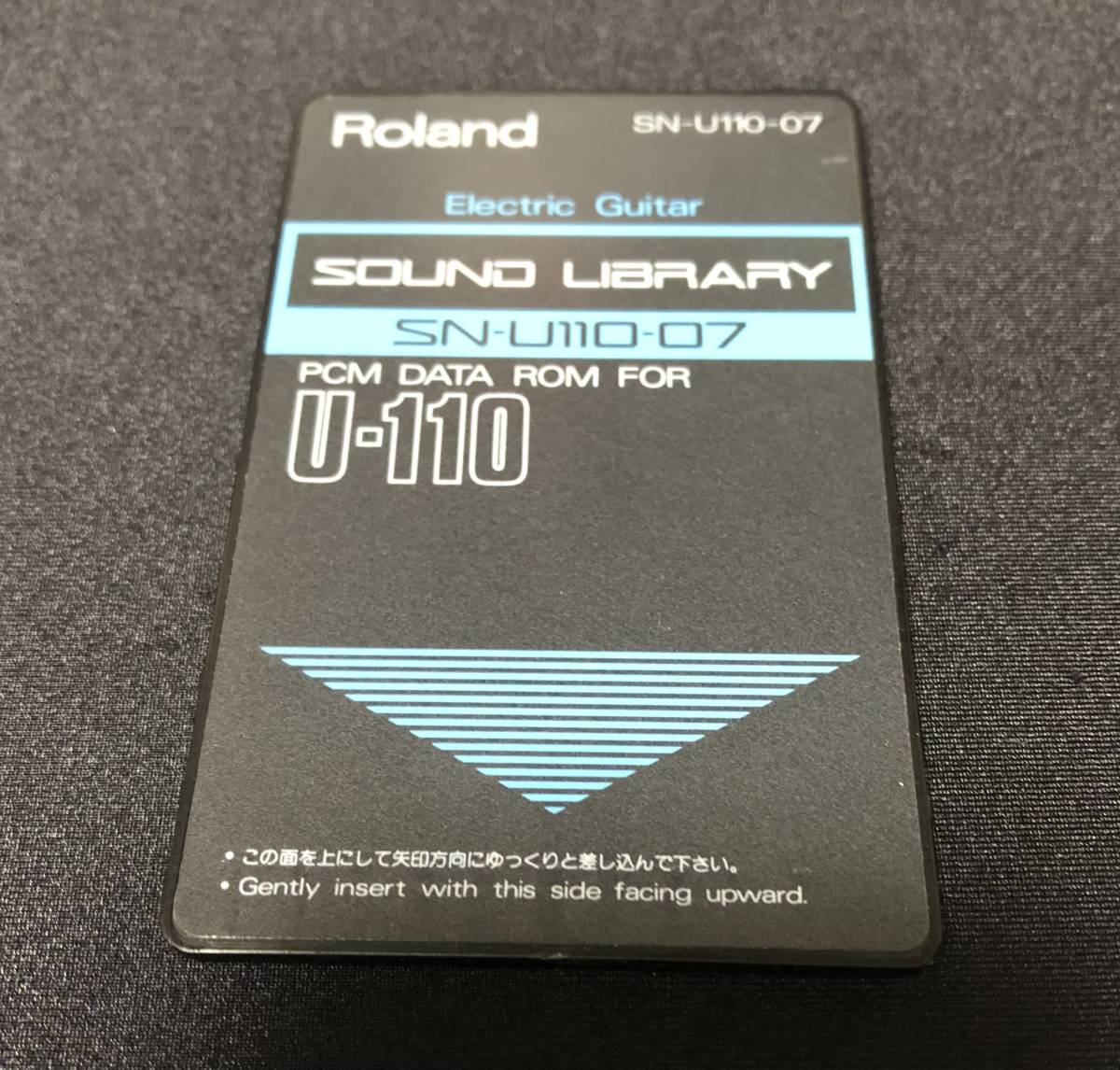 【動作確認済】Roland サウンドライブラリーカード　SN-U110-07 Electric Guitar _画像1