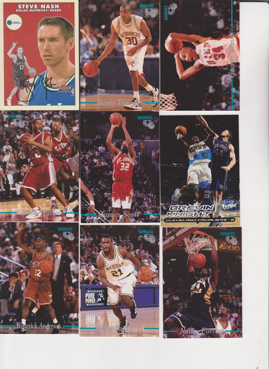 NBAバスケットボールカード　約82枚★写真が全てです★約7×10×5ｃｍ。重さケース込み約280グラム【番号231015★古物】 _画像5