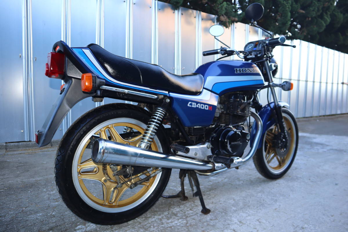 HONDA ホンダ CB400N バブ(CB400N-32050-) 実動車 【動画有】旧車絶版車 逆輸入車☆CB450N ホーク CM400T CB250N GS450 GS400 ザリガニ_画像5