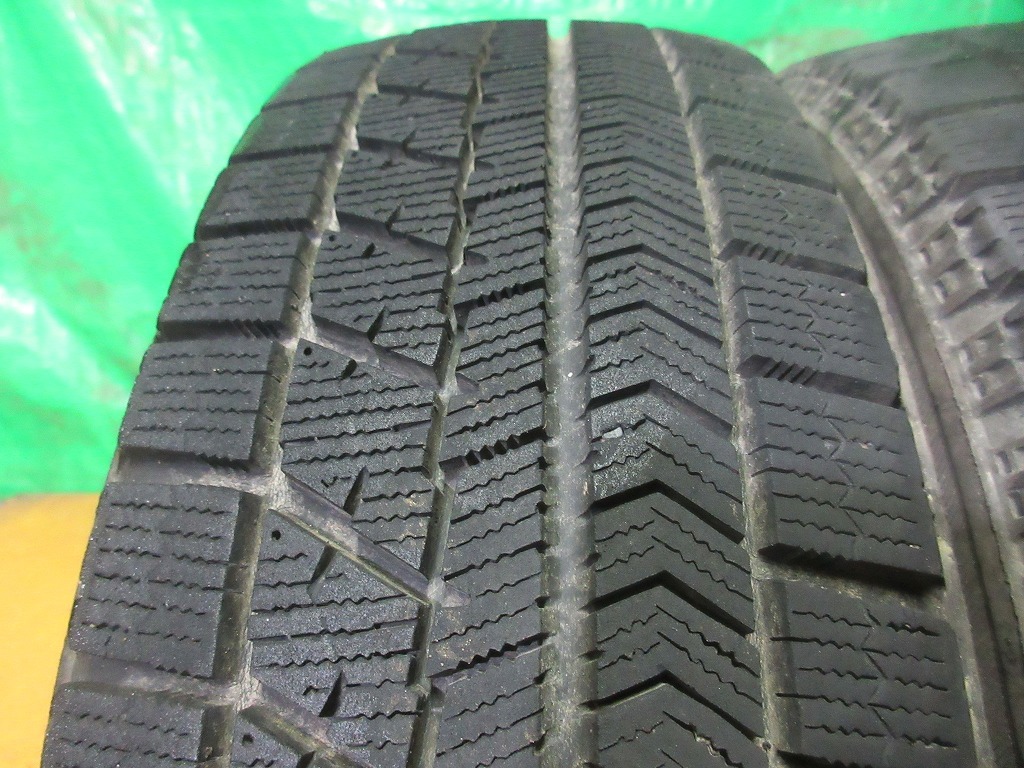 2020年製 BRIDGESTONE VRX 155/65R14 2本 No.3929上 スタッドレス 冬タイヤ 70％残溝_画像3