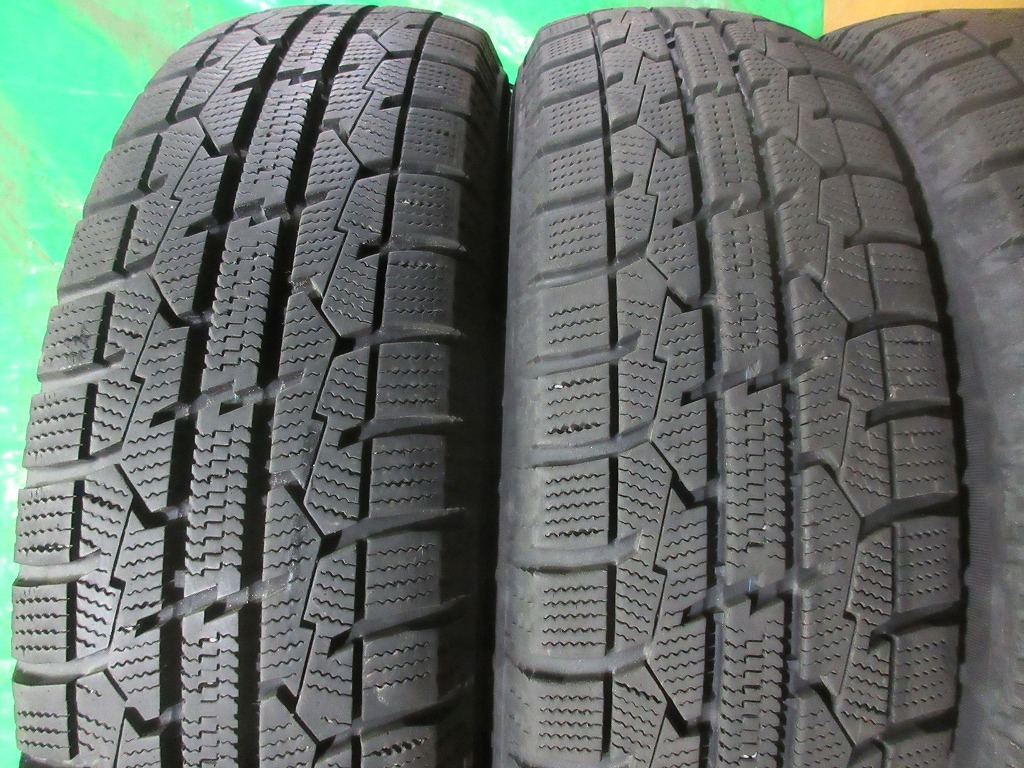 TOYO GARIT GIZ 155/65R14 4本 No.4021上 スタッドレス 冬タイヤ 70％残溝_画像2