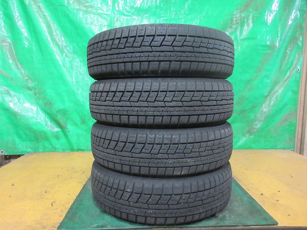 YOKOHAMA ice GUARD iG60 155/65R14 4本 No.4071上 スタッドレス 冬タイヤ 70％残溝_画像1