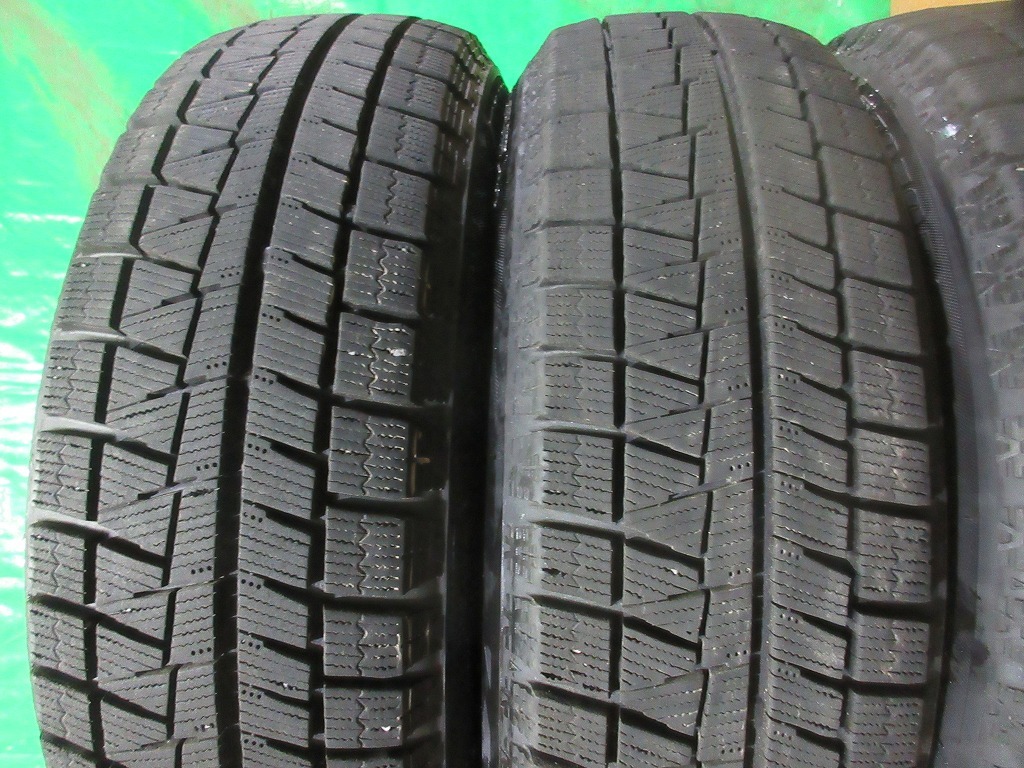 BRIDGESTONE REVO GZ 165/65R14 4本 No.4072上 スタッドレス 冬タイヤ 80％残溝_画像2