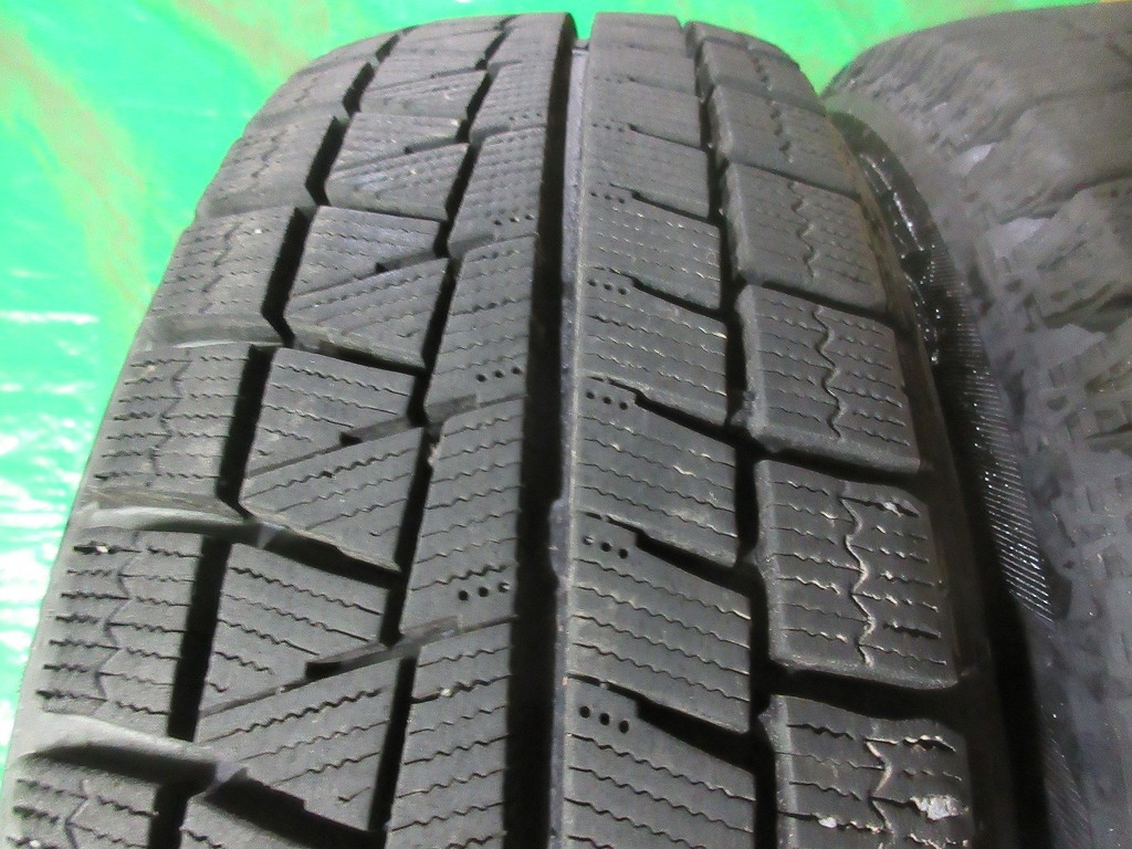 BRIDGESTONE REVO GZ 165/65R14 4本 No.4072上 スタッドレス 冬タイヤ 80％残溝_画像4