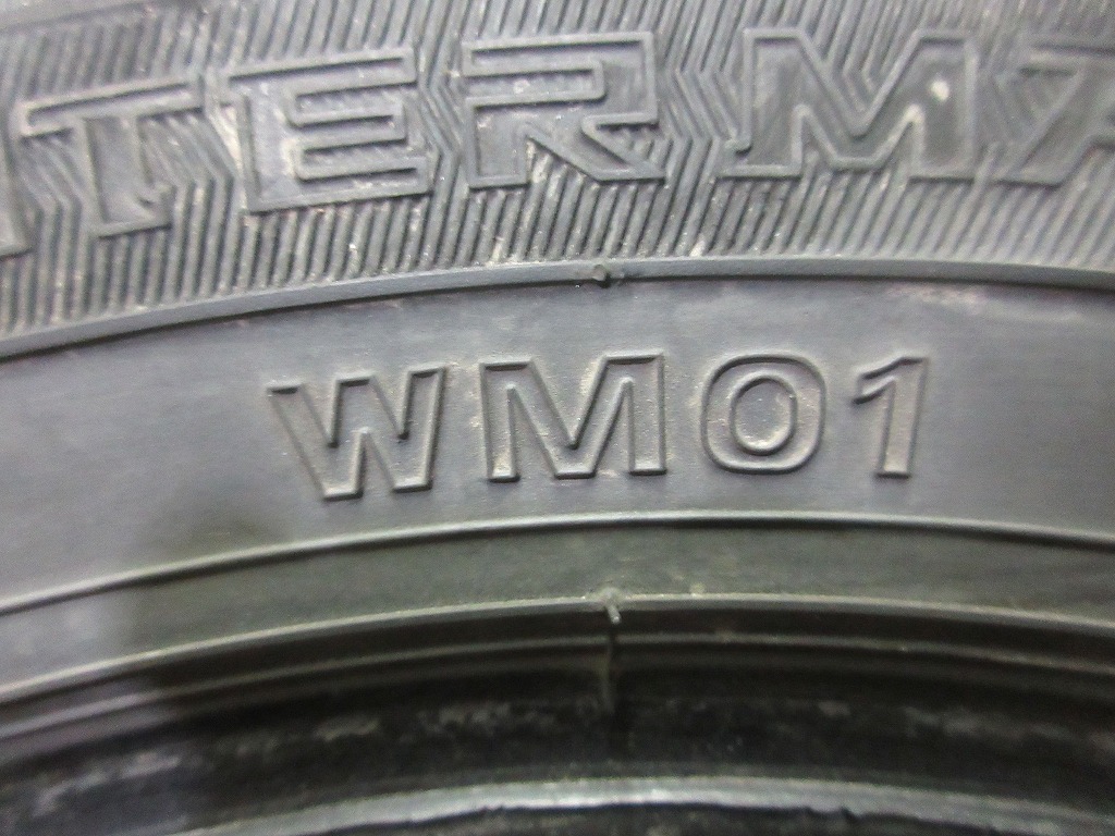 DUNLOP WINTERMAXX WM01 155/65R14 4本 No.4204上 スタッドレス 冬タイヤ 70％残溝_画像8