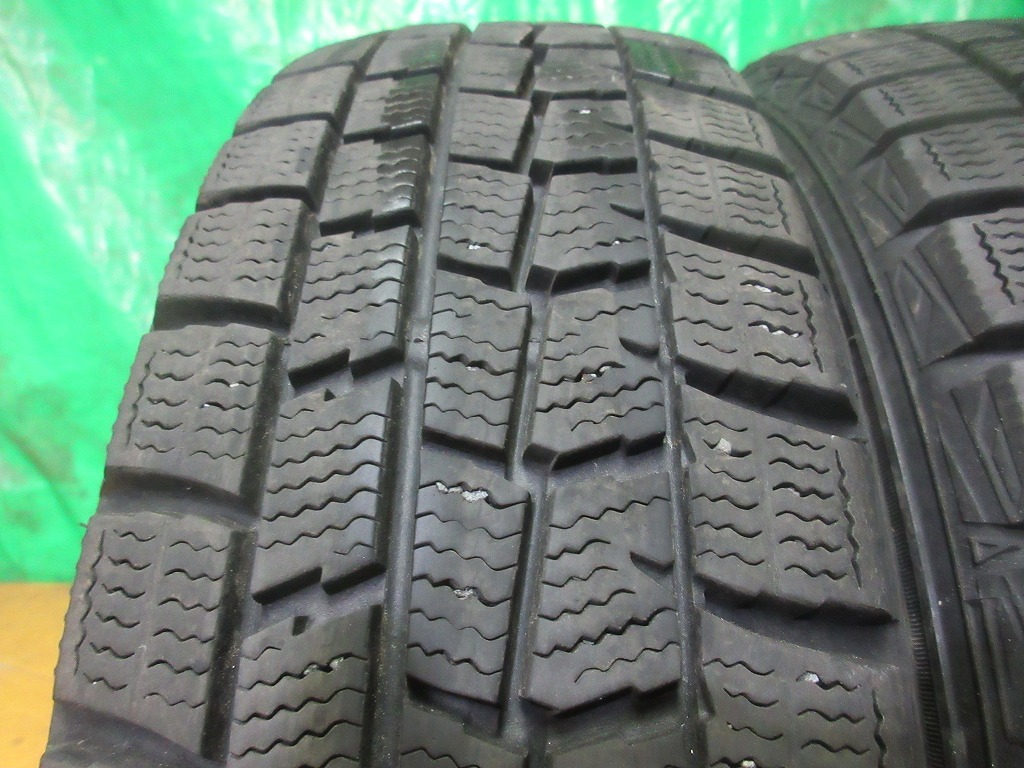 DUNLOP WINTERMAXX WM01 155/65R13 2本 No.4208上 スタッドレス 冬タイヤ 70％残溝_画像3