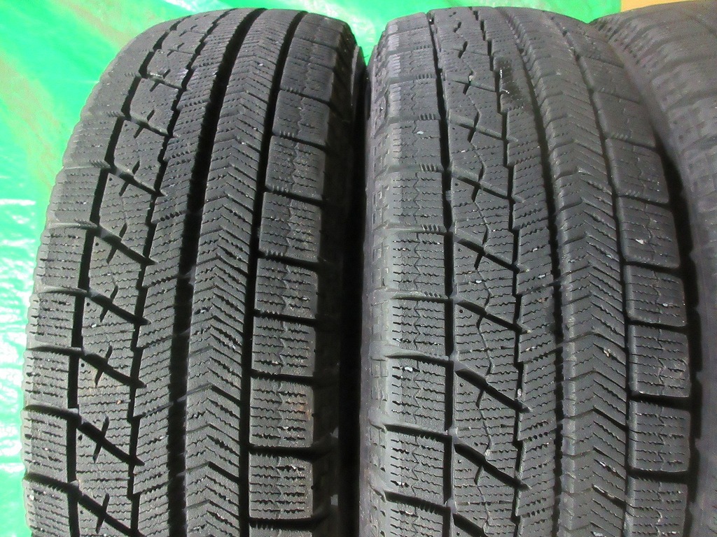 2020年製 BRIDGESTONE VRX 155/65R14 4本 No.4281上 スタッドレス 冬タイヤ 70％残溝_画像2