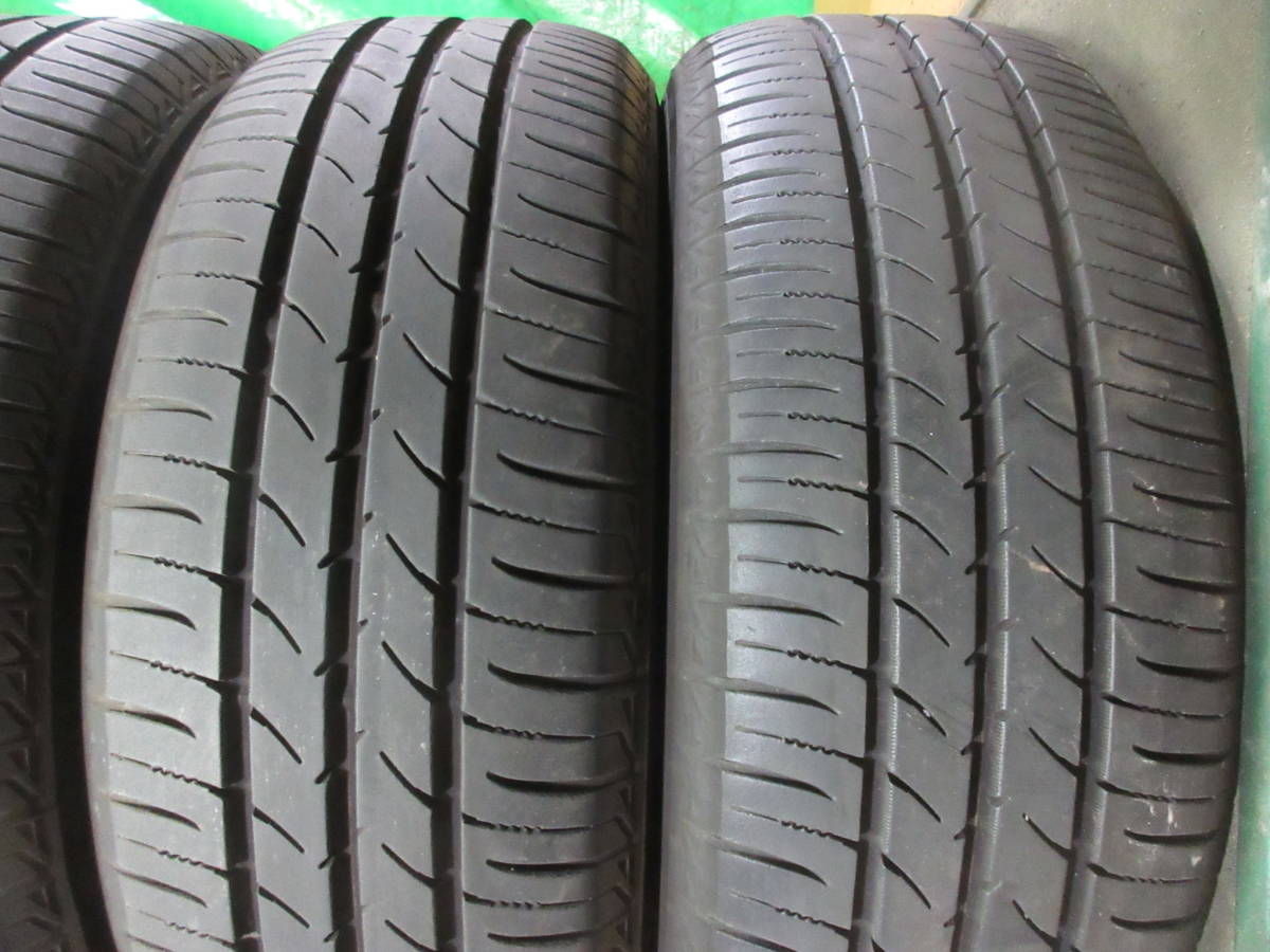 2020年製 トーヨー ナノエナジー3+ TOYO NANOENERGY3 PLUS 185/60R15 4本 No.4316C オンロード サマータイヤ 夏タイヤ 70～80％残溝_画像3