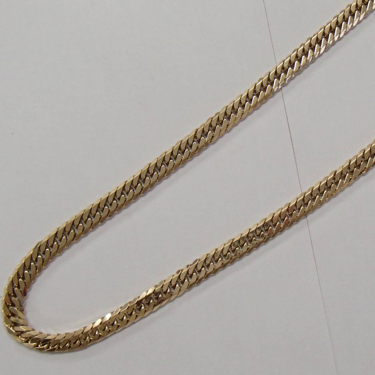 美品 46㎝ 45.9g 18金 6面 ダブル 喜平 ネックレス k18 喜平 美品 46㎝ 45.9g 18金 6面 ダブル 喜平 ネックレス k18 喜平