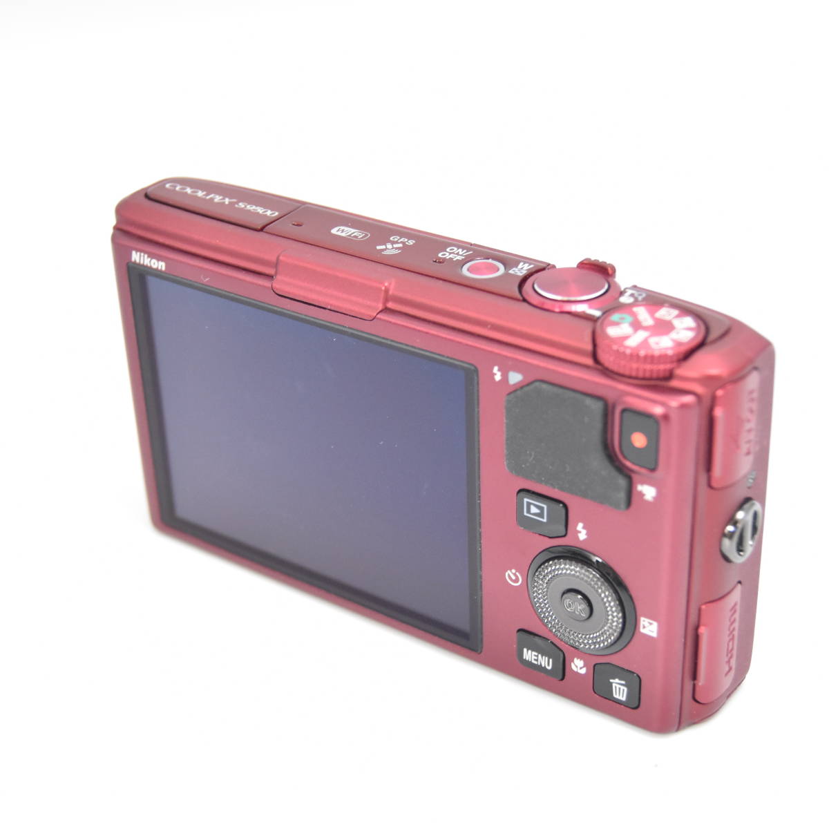 #B940 Nikon デジタルカメラ COOLPIX S9500 光学22倍ズーム Wi-Fi対応 ヴェルヴェットレッド S9500RD_画像3