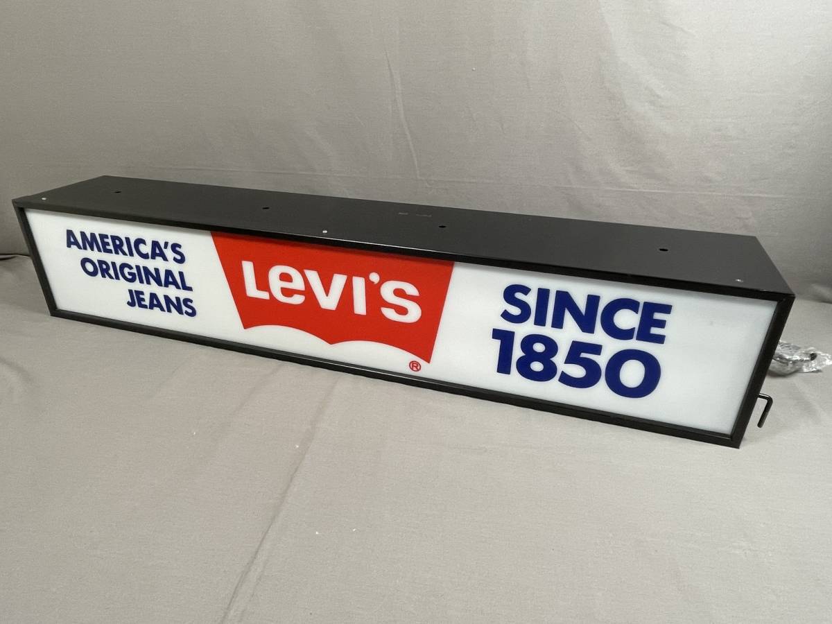 リーバイス Levi's 非売品 電飾看板 大型看板 ヴィンテージ 世田谷ベース ガレージ 販促用_画像1