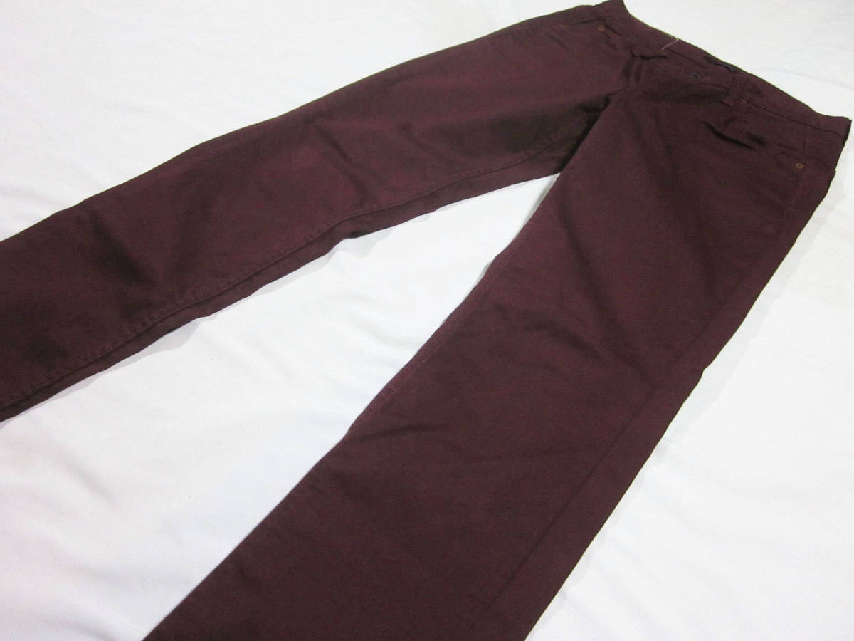 送料無料!!　JOHNBULL　ジョンブル　11462　SNUG PANTS　ストレッチパンツ　スナッグパンツ　M　メンズ　エンジ　日本製　岡山　倉敷　児島_画像1