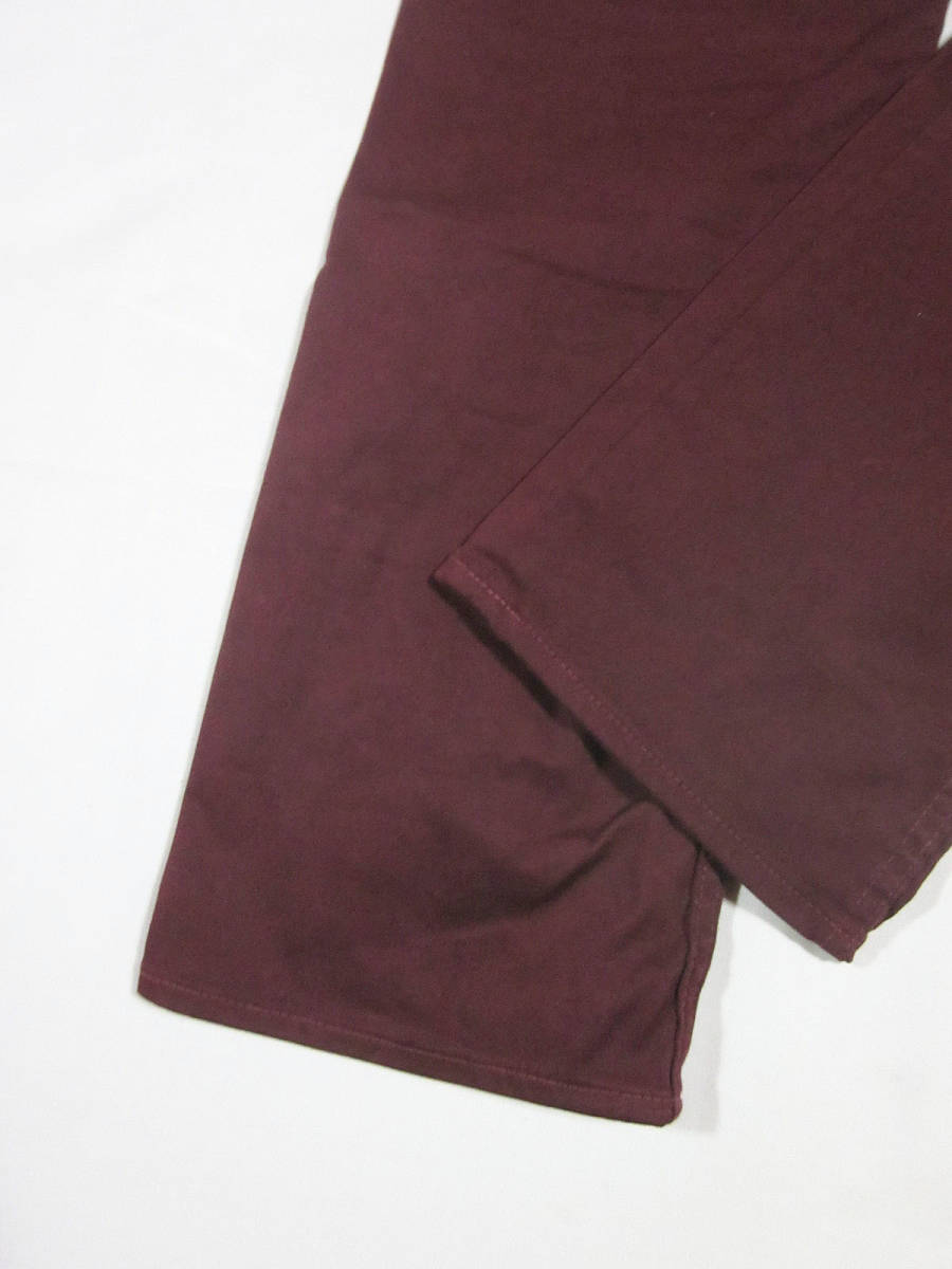 送料無料!!　JOHNBULL　ジョンブル　11462　SNUG PANTS　ストレッチパンツ　スナッグパンツ　M　メンズ　エンジ　日本製　岡山　倉敷　児島_画像7